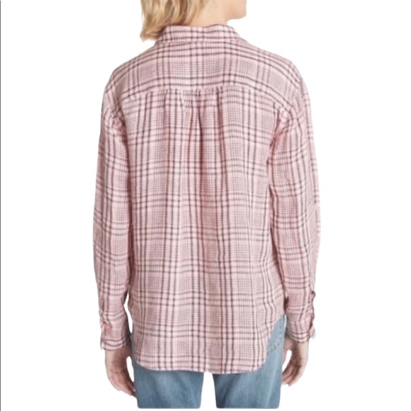 Joie Lidelle Linen Plaid Button Down - Picture 3 of 7